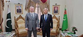 Ambassador Khorev's Meeting with the Dean of Diplomatic Corps in Islamabad and Ambassador of Turkmenistan H.E. Mr. Atadjan Movlamov