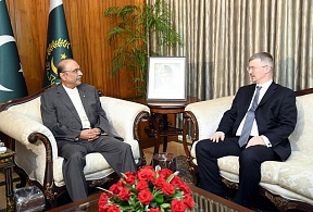 Ambassador Khorev Calls on President of Pakistan H.E. Mr. Asif Ali Zardari